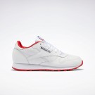 Reebok Klassieke Leren Schoenen - Jongen/Meisje Wit Wit Rood | ITWTW39326