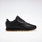 Reebok Klassieke Leren Casual Schoenen Voor Dames Zwart Grijs | ITUHA88990