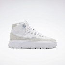 Reebok Club C Geo Medium vrijetijdsschoenen voor dames, wit grijs grijs | ITSUG85779