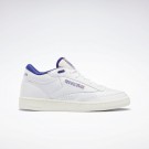 Reebok Club C Medium II Vintage vrijetijdsschoenen voor dames, wit paars | ITHUD05371