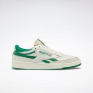 Reebok Club C Revenge Vintage vrijetijdsschoenen voor heren, wit groen | ITBWU80856