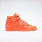Reebok Freestyle Hi Vrijetijdsschoenen Dames Oranje Wit | ITQPM34330
