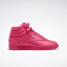 Reebok Freestyle Hi Casual Schoenen Dames Roze Wit | ITQGH27441