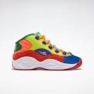 Reebok Question Medium Kinderbasketbalschoenen - Peuter Oranje Geel Paars | ITZNV74787