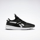 Reebok Spark Run Casual Schoenen Dames Zwart Wit Zilver | ITUOJ87802