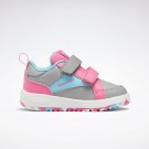 Classics Baby Reebok Weebok Clasp lage schoen - pasgeboren grijs blauw roze | ITFFF01065